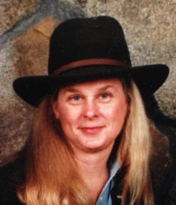Linda in a Black Hat