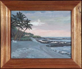 Puako Sunset Palms LL Sorensen with frame