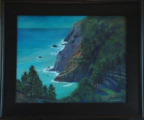 Kirby Cove at the Golden Gate LL Sorensen with Frame