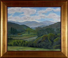Chileno Valley from Spring Hill Road  LL Sorensen with frame