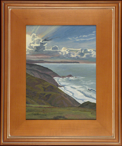 Daybreak Bodega Bay and Point Reyes LL Sorensen with Frame
