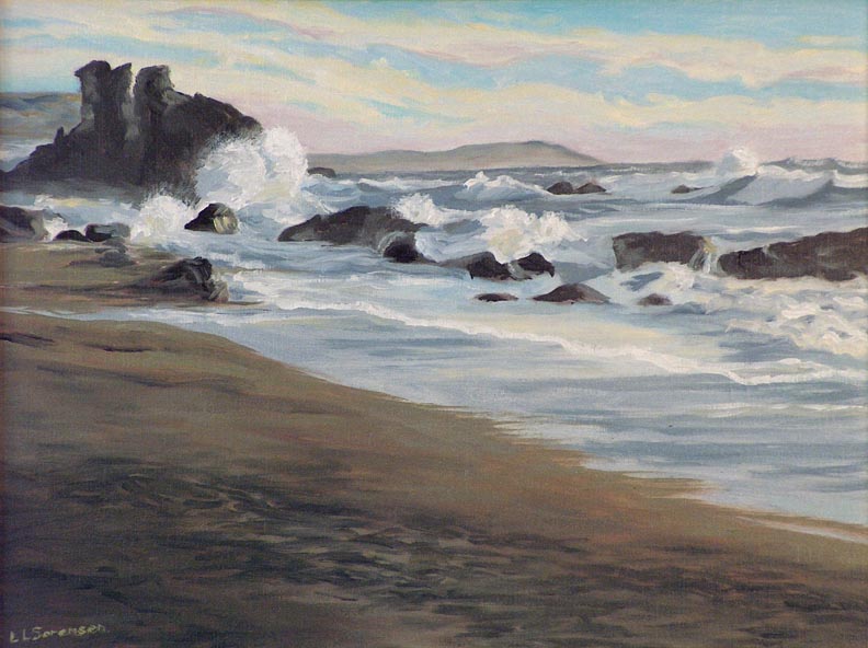 Late Afternoon at Gleasons Beach LL Sorensen