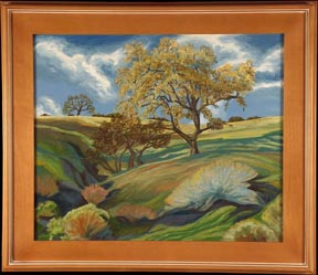 Rolling Hiltop, Late Fall LL Sorensen with frame