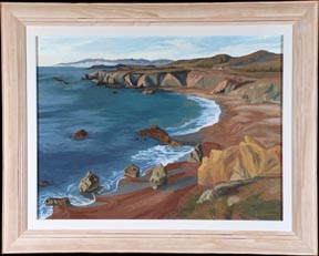 Schoolhouse Beach LL Sorensen with frame