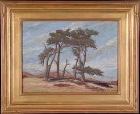 Sentinels above Dillon Beach LL Sorensen with frame