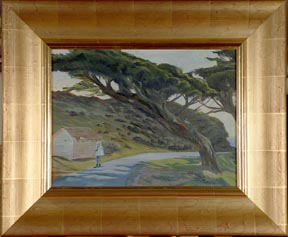 Trail to the Lighthouse LL Sorensen with Goldleaf Frame