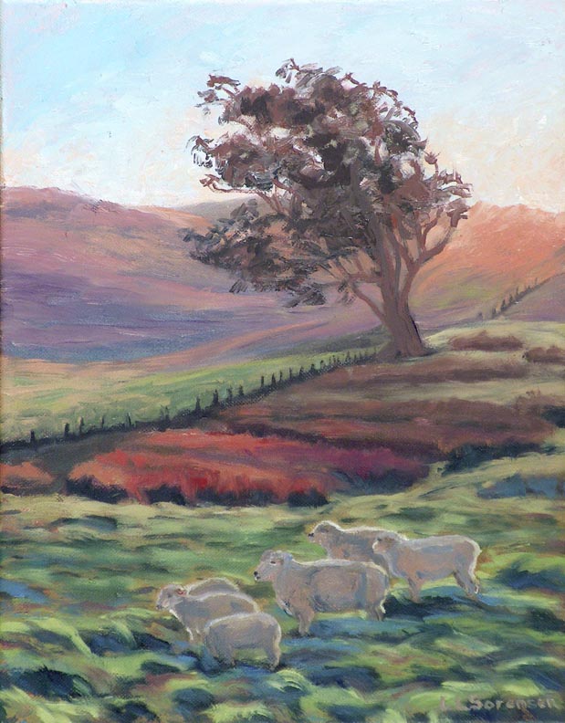 Linda Sorensen Meadow Afternoon Glow